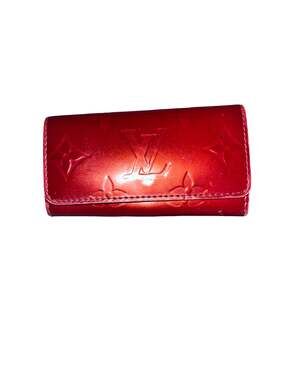 Louis Vuitton Monogram Vernis Multicles 4 Key Holder Red